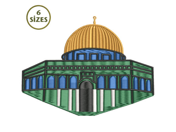 Al Aqsa Mosque Embroidery