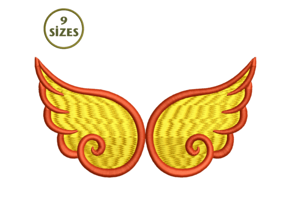 Angel Wings Embroidery: A Tender Design for Meaningful Gifts