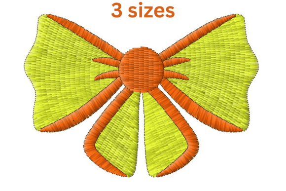 Beautiful Bow Embroidery Design