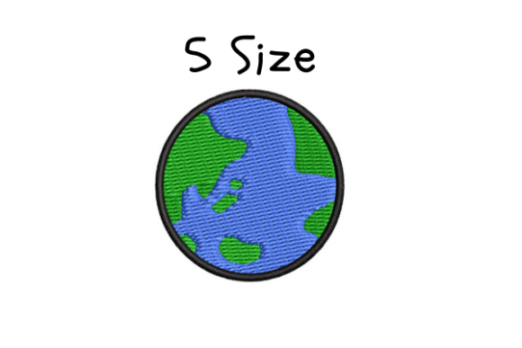 Earth Embroidery Design